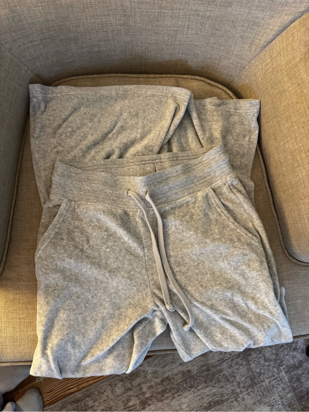 Aerie Women’s Gray Drawstring Lounge Flare Pants Size Small
